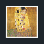 De Kiss Gustav Klimt Servet<br><div class="desc">Imperial Austrian Painter Gustav Klimt's meesterwerk : het schilderij van Kiss</div>