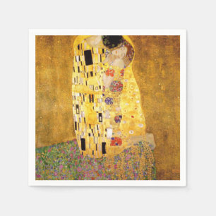 De Kiss Gustav Klimt Servet