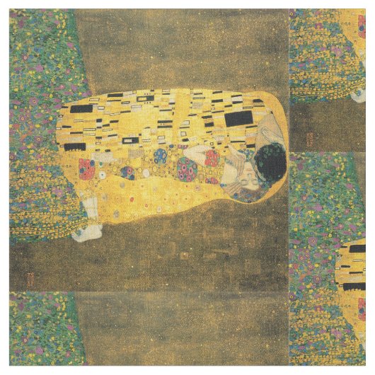 De Kiss - Gustav Klimt Stof (Close Up)