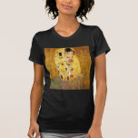 De Kiss Gustav Klimt T-shirt<br><div class="desc">Imperial Austrian Painter Gustav Klimt's meesterwerk : het schilderij van Kiss</div>