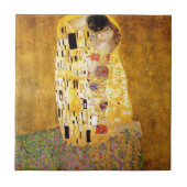 De Kiss Gustav Klimt Tegeltje (Voorkant)