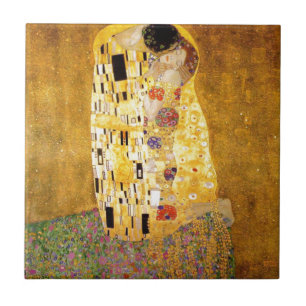De Kiss Gustav Klimt Tegeltje