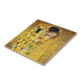 de Kiss - Gustav Klimt   Tegeltje (Zijkant)