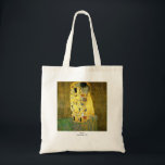 De Kiss ~ Gustav Klimt Tote Bag<br><div class="desc">Dit is The Kiss geschilderd door Gustav Klimt in 1907. Het is het beroemdste Art Nouveau-schilderij uit de geschiedenis</div>