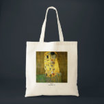 De Kiss ~ Gustav Klimt Tote Bag<br><div class="desc">Dit is The Kiss geschilderd door Gustav Klimt in 1907. Het is het beroemdste Art Nouveau-schilderij uit de geschiedenis</div>