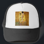 De Kiss Gustav Klimt Trucker Pet<br><div class="desc">Imperial Austrian Painter Gustav Klimt's meesterwerk : het schilderij van Kiss</div>