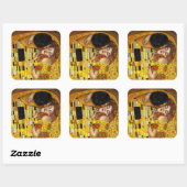 De Kiss Gustav Klimt Vierkante Sticker (Vel)