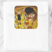 De Kiss Gustav Klimt Vierkante Sticker (Tas)