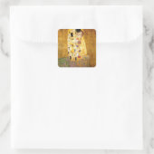 De Kiss Gustav Klimt Vierkante Sticker (Tas)