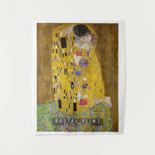 De Kiss - Gustav Klimt Wandkleed