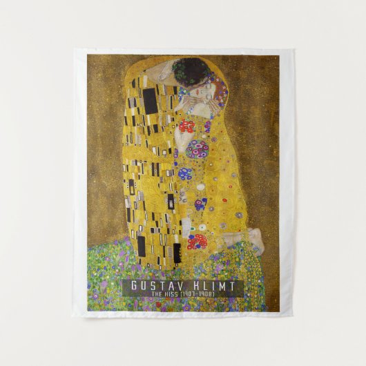 De Kiss - Gustav Klimt Wandkleed (Voorkant)