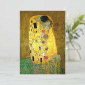 De Kiss Gustav Klimt Wedding | Uitnodiging (Staand voorkant)
