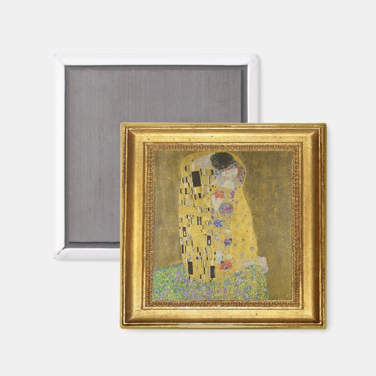 De Kiss kunstwerkmagneet Magneet (Voorkant / Achterkant)