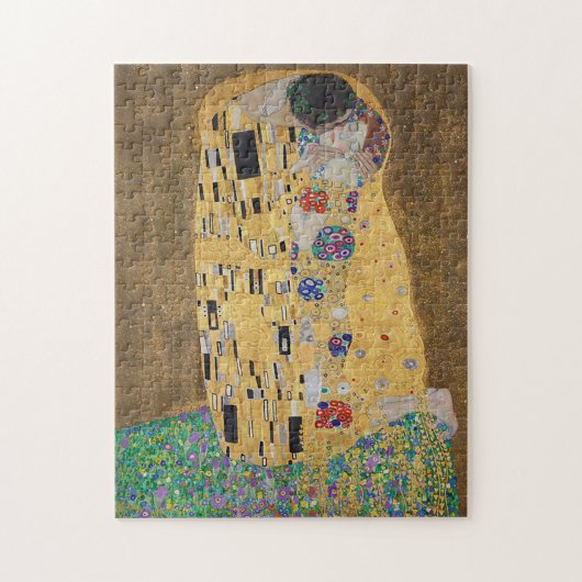 De Kiss (liefhebbers) Der Kuss van Gustav Klimt Legpuzzel (Verticaal)