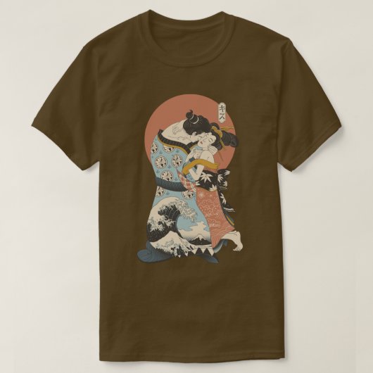 De Kiss Ukiyoe T-shirt (Design voorkant)