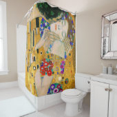 De Kiss van Gustav Klimt Douchegordijn (In situ)