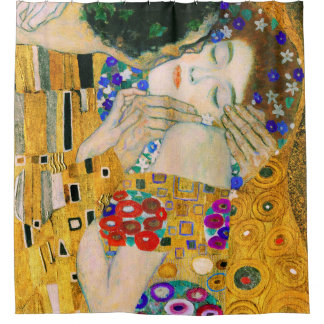 De Kiss van Gustav Klimt Douchegordijn