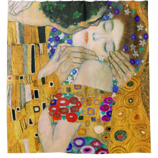De Kiss van Gustav Klimt Douchegordijn (Voorkant)