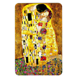 De Kiss van Gustav Klimt, mooie kunst Magneet