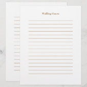 De Kiss Wedding Guest Pages (Voorkant / Achterkant)
