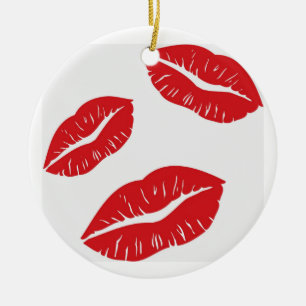DE "KISSES GALORE" CHRISTMAS ORNAMENT