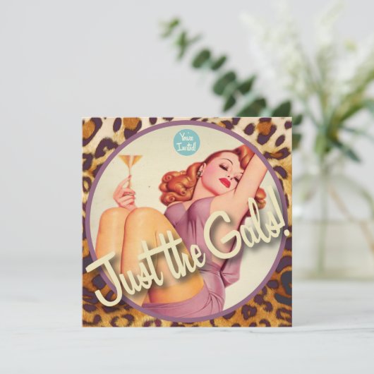 De Kitsch Bitsch : Alleen de Gals. Kaart (Staand voorkant)