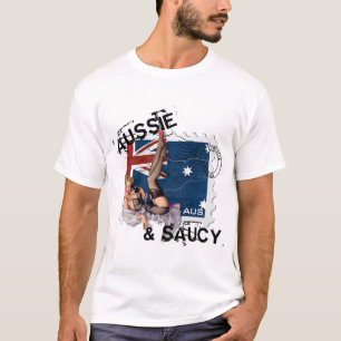 De Kitsch Bitsch : Aussie & Saucy Pin-Up T-shirt