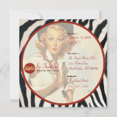 De Kitsch Bitsch : Cowgirl nog niet! Kaart (Achterkant)