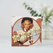 De Kitsch Bitsch : Cowgirl nog niet! Kaart (Staand voorkant)