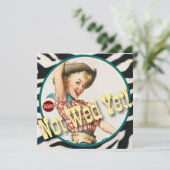 De Kitsch Bitsch : Cowgirl nog niet! Kaart (Staand voorkant)