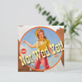 De Kitsch Bitsch : Cowgirl nog niet! Kaart (Staand voorkant)