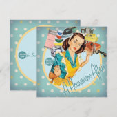 De Kitsch Bitsch: een huishoudelijke affaire bruid Kaart (Voorkant / Achterkant)