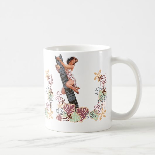 De Kitsch Bitsch : Een Tiki Boom. Koffiemok (Rechts)