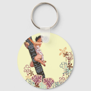 De Kitsch Bitsch : Een Tiki Boom. Sleutelhanger