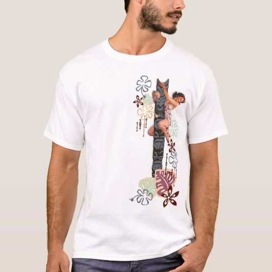 De Kitsch Bitsch : Een Tiki Boom. T-shirt (Voorkant)