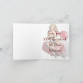 De Kitsch Bitsch : Eerste klasse Valentijn pop-up Feestdagen Kaart (Binnen)