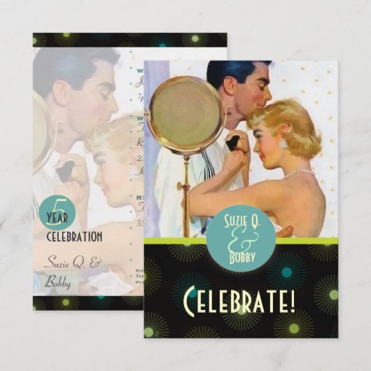 De Kitsch Bitsch : Feest Kaart (Voorkant / Achterkant)