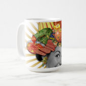 De Kitsch Bitsch © : Festooned. Koffiemok (Voorkant links)
