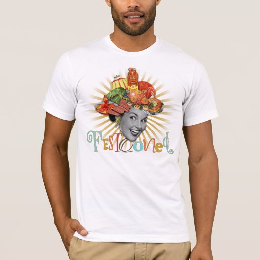 De Kitsch Bitsch © : Festooned. T-shirt (Voorkant)