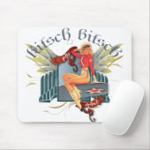 De Kitsch Bitsch : Fly Girl Tattoo Pin-Up Muismat (Met muis)