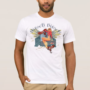 De Kitsch Bitsch : Fly Girl Tattoo Pin-Up T-shirt