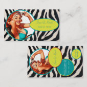 De Kitsch Bitsch : Glam-A-Zon Visitekaartje (Voorkant / Achterkant)