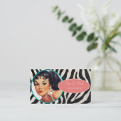 De Kitsch Bitsch : Glam-A-Zon Visitekaartje (Staand voorkant)