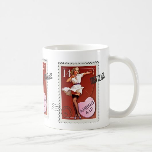 De Kitsch Bitsch : "Het beweren van 4 U Snoep Hart Koffiemok (Rechts)