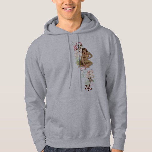 De Kitsch BItsch : Hula Hips. Hoodie (Voorkant)