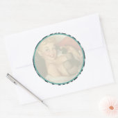 De Kitsch Bitsch: Nog niet gedoopt! Ronde Sticker (Envelop)
