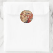 De Kitsch Bitsch: Nog niet gedoopt! Ronde Sticker (Tas)