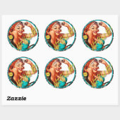 De Kitsch Bitsch: Nog niet gedoopt! Ronde Sticker (Vel)