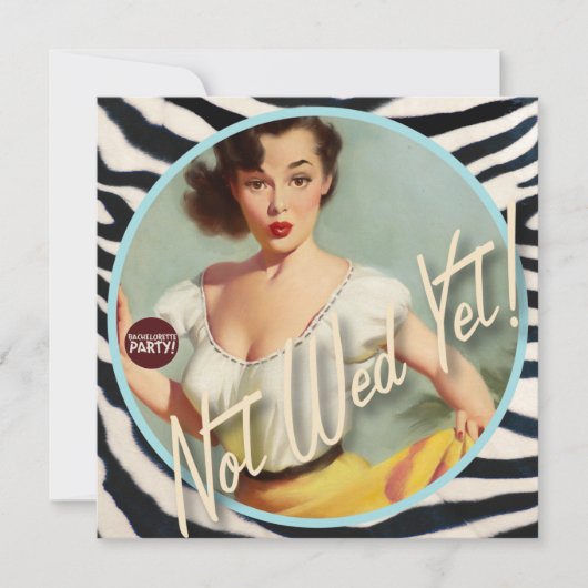 De Kitsch Bitsch : Nog Niet Getrouwd! Kaart (Voorkant)