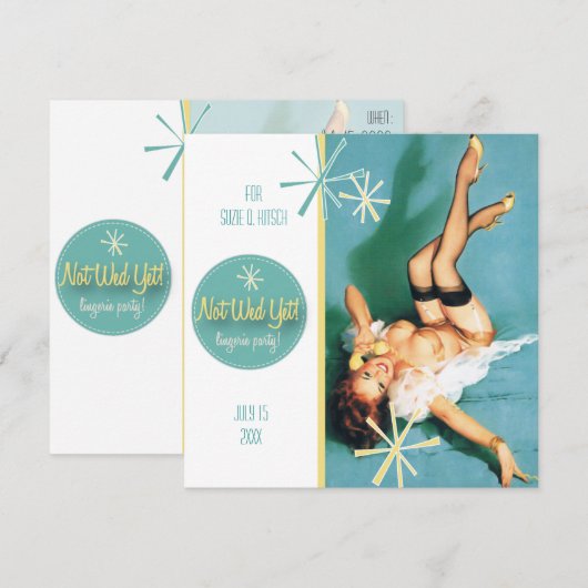 De Kitsch Bitsch : Nog niet gewild! Foundation Par Kaart (Voorkant / Achterkant)